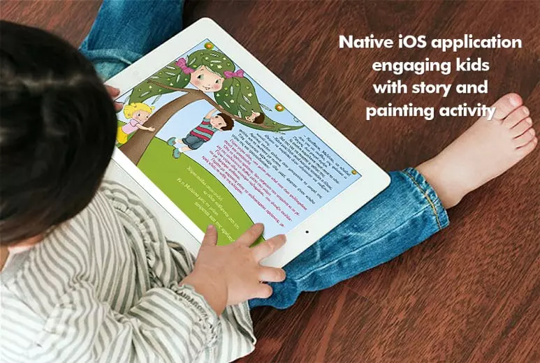 Mobile Story Telling and Gaming for Kids